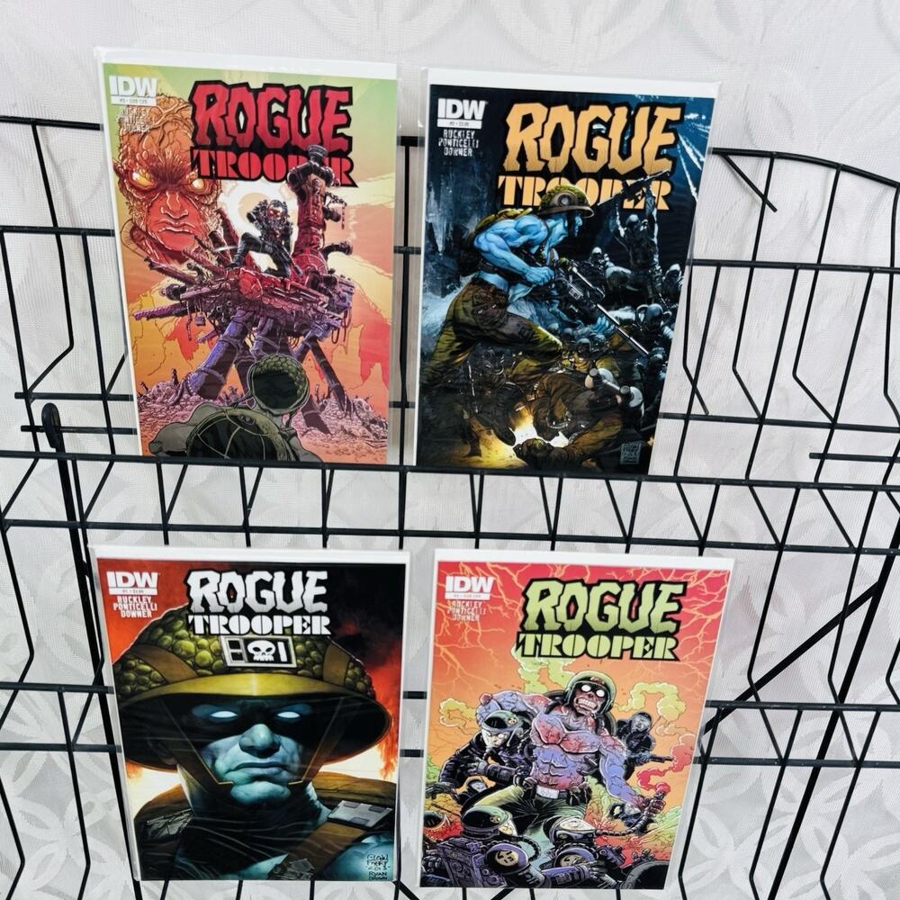 Rogue Trooper 1-4 Lot IDW Glen Fabry SUB CVR Variants‎